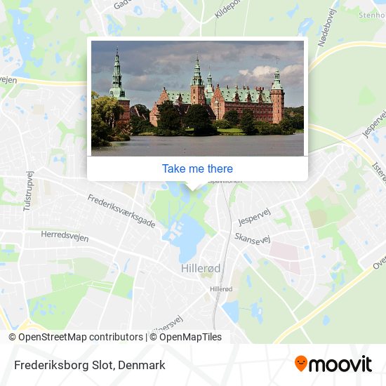 Frederiksborg Slot map