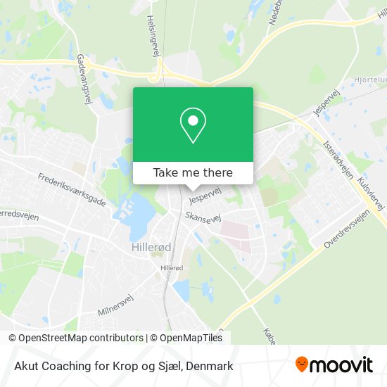 Akut Coaching for Krop og Sjæl map