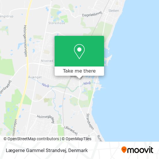 Lægerne Gammel Strandvej map