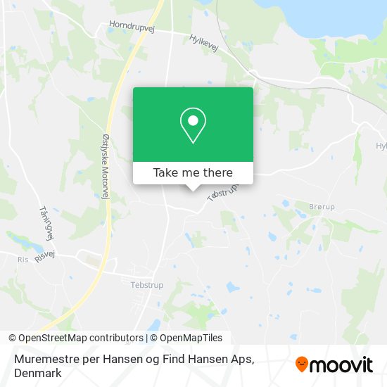 Muremestre per Hansen og Find Hansen Aps map