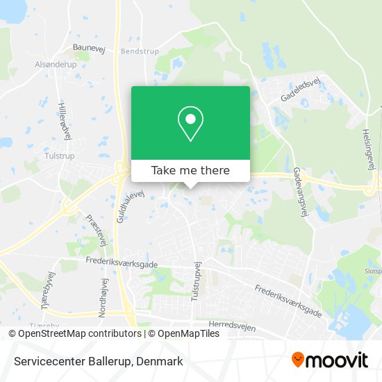 Servicecenter Ballerup map