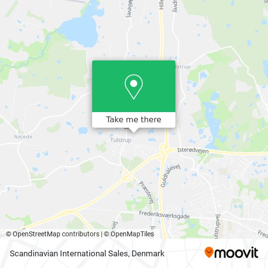 Scandinavian International Sales map