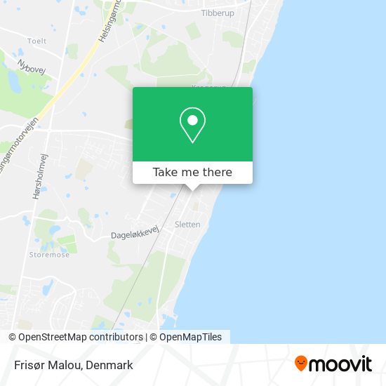 Frisør Malou map