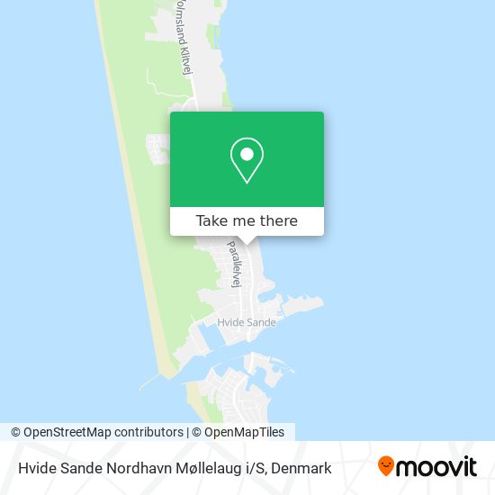 Hvide Sande Nordhavn Møllelaug i / S map