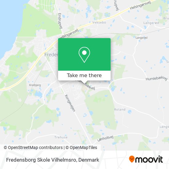 Fredensborg Skole Vilhelmsro map