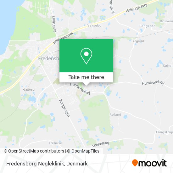 Fredensborg Negleklinik map
