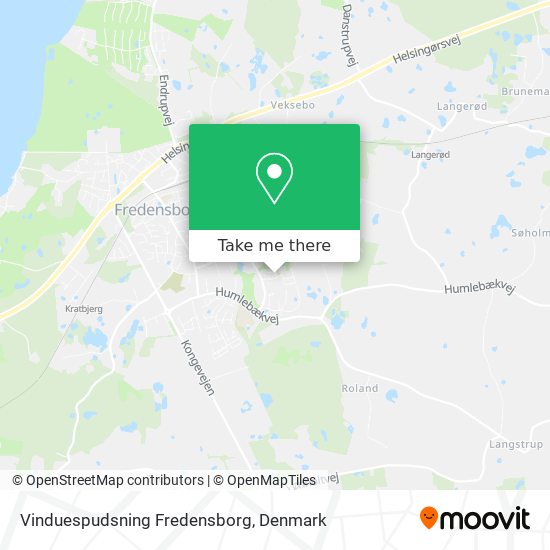 Vinduespudsning Fredensborg map