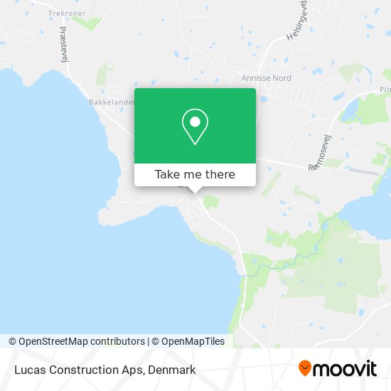 Lucas Construction Aps map