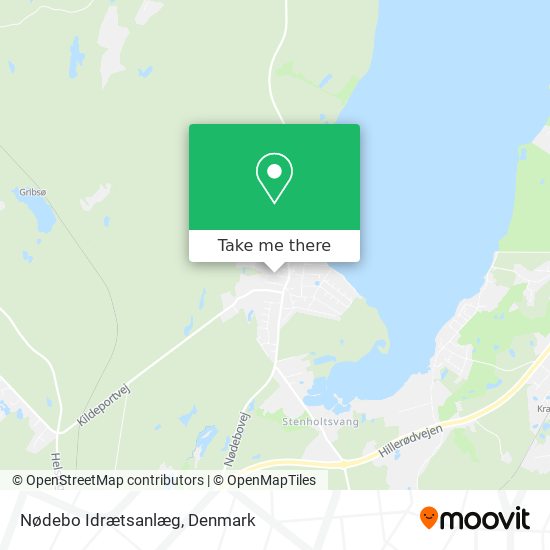 Nødebo Idrætsanlæg map