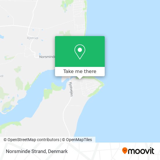 Norsminde Strand map