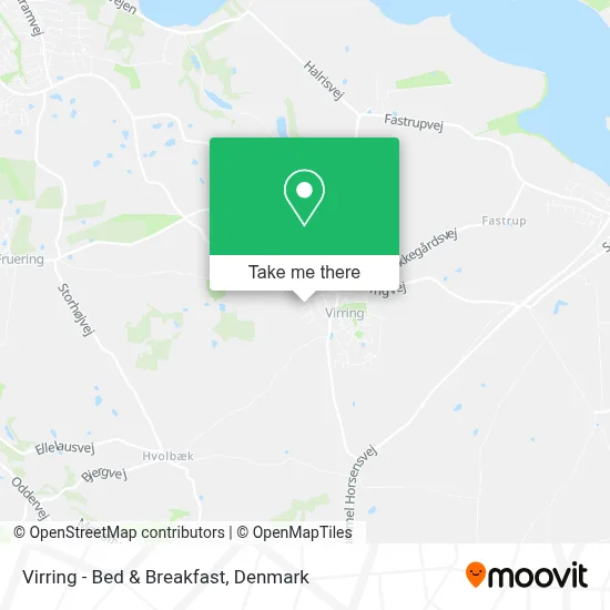 Virring - Bed & Breakfast map