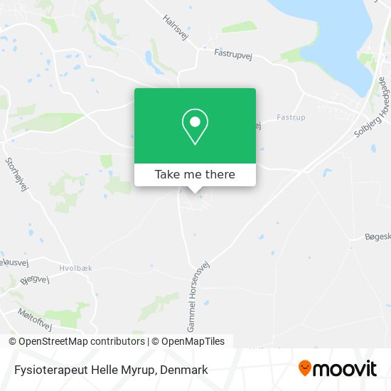 Fysioterapeut Helle Myrup map