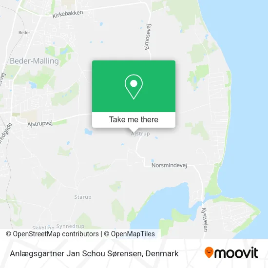 Anlægsgartner Jan Schou Sørensen map