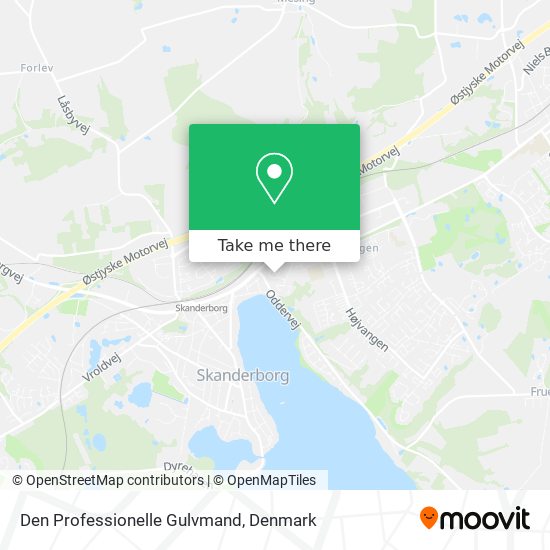 Den Professionelle Gulvmand map