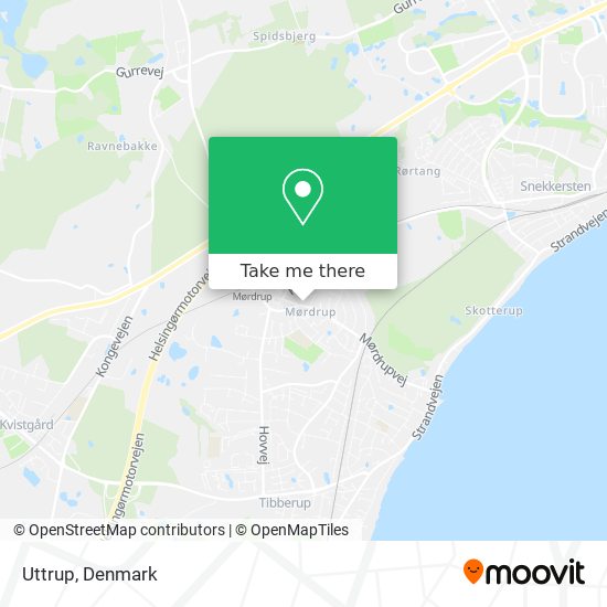 Uttrup map