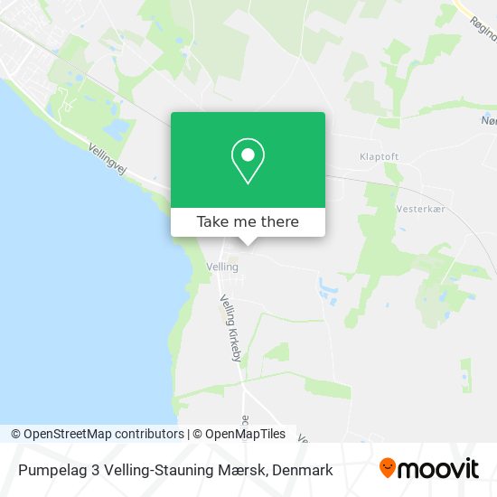 Pumpelag 3 Velling-Stauning Mærsk map