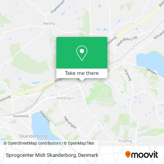 Sprogcenter Midt Skanderborg map