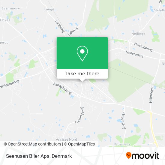 Seehusen Biler Aps map