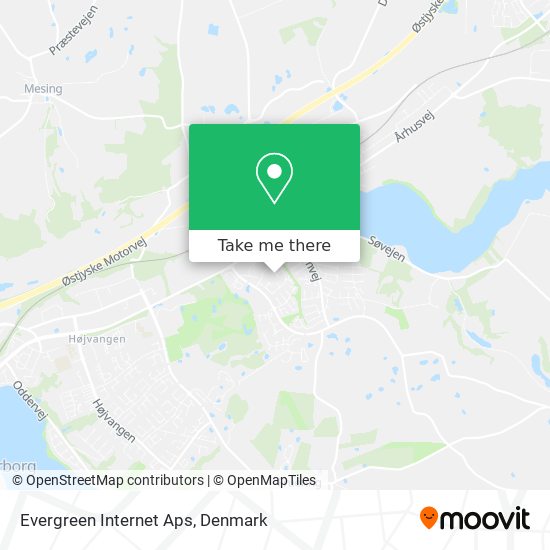 Evergreen Internet Aps map