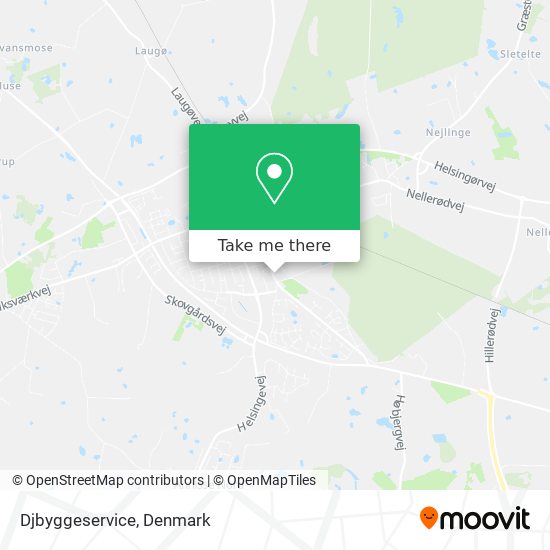 Djbyggeservice map