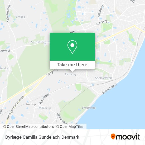 Dyrlæge Camilla Gundelach map