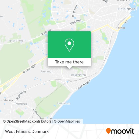 West Fitness map