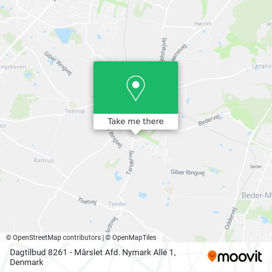 Dagtilbud 8261 - Mårslet Afd. Nymark Allé 1 map