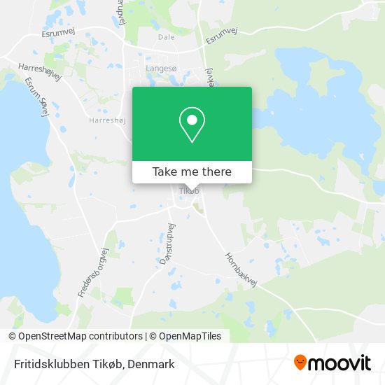 Fritidsklubben Tikøb map