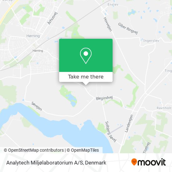 Analytech Miljølaboratorium A / S map