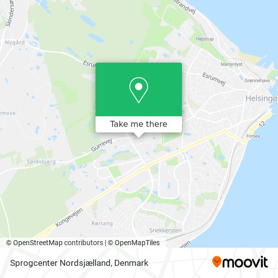 Sprogcenter Nordsjælland map