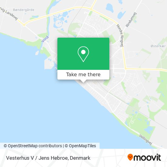 Vesterhus V / Jens Hebroe map