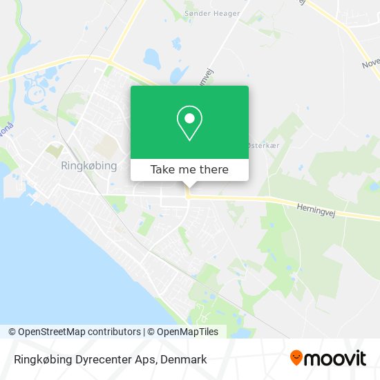 Ringkøbing Dyrecenter Aps map