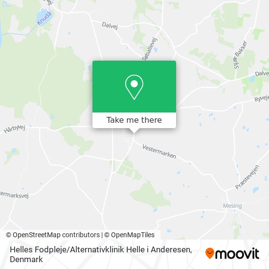 Helles Fodpleje / Alternativklinik Helle i Anderesen map