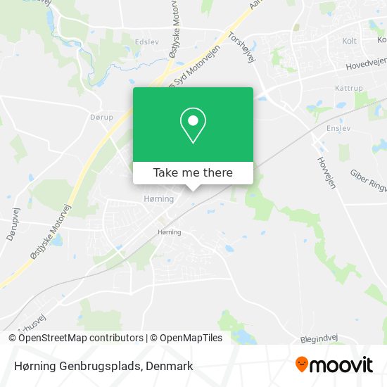 Hørning Genbrugsplads map