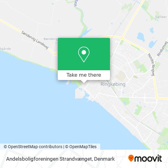 Andelsboligforeningen Strandvænget map