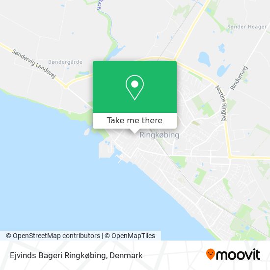 Ejvinds Bageri Ringkøbing map