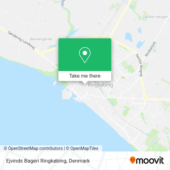 Ejvinds Bageri Ringkøbing map