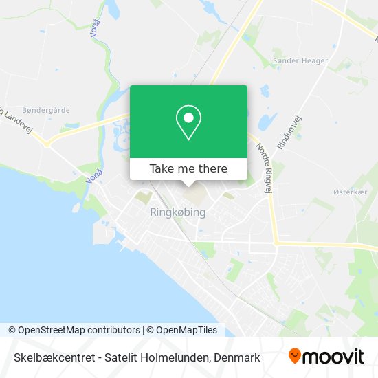 Skelbækcentret - Satelit Holmelunden map