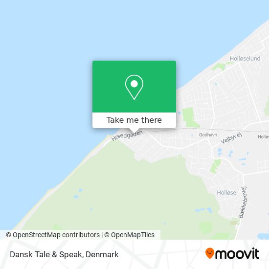 Dansk Tale & Speak map