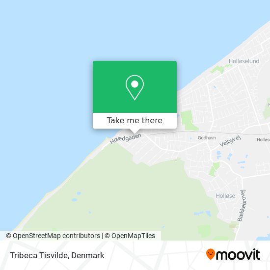 Tribeca Tisvilde map