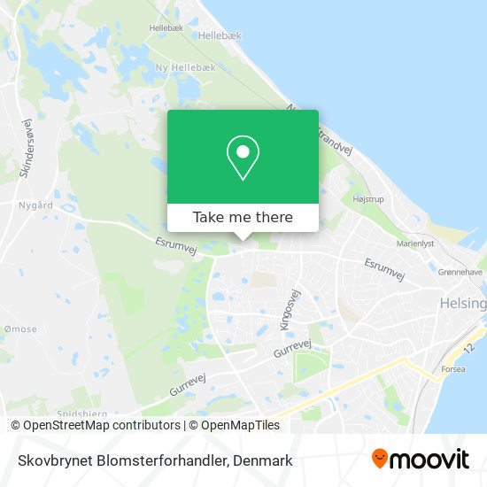 Skovbrynet Blomsterforhandler map