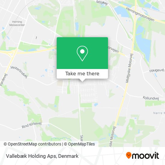 Vallebæk Holding Aps map