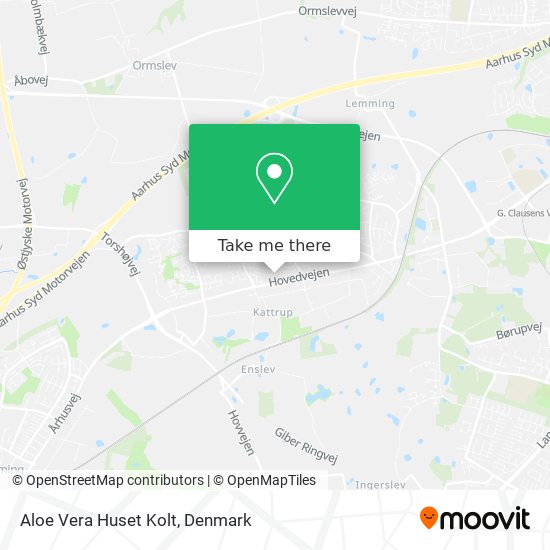 Aloe Vera Huset Kolt map