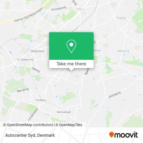 Autocenter Syd map