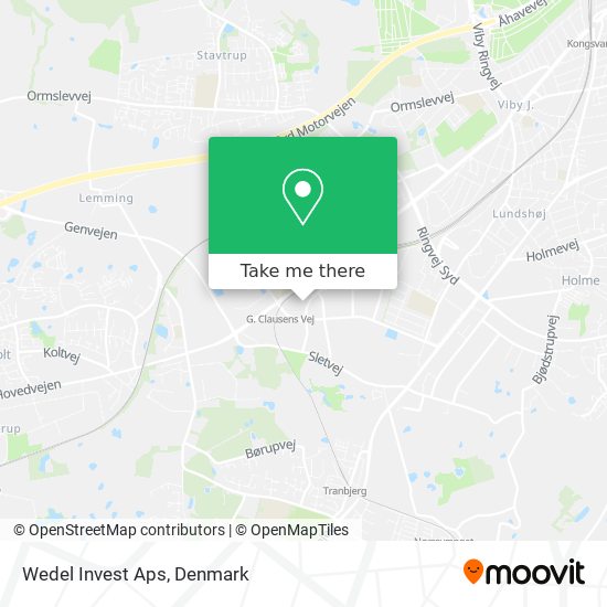 Wedel Invest Aps map