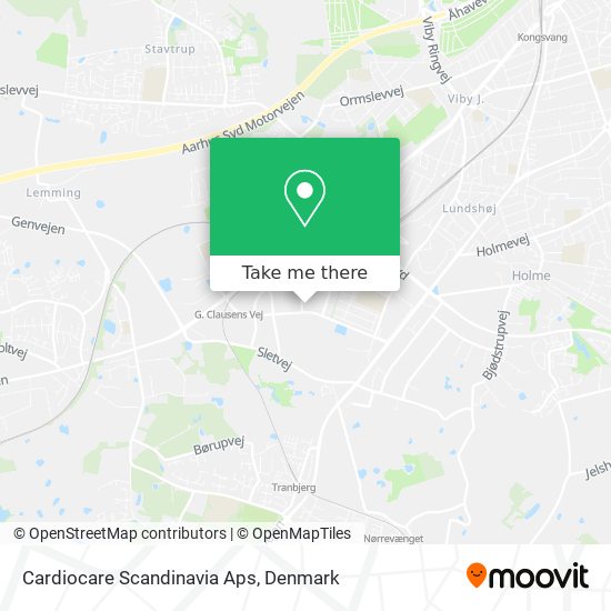 Cardiocare Scandinavia Aps map