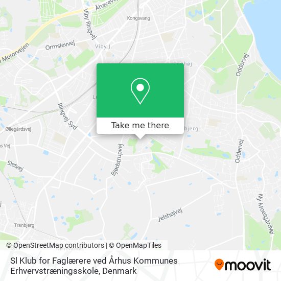Sl Klub for Faglærere ved Århus Kommunes Erhvervstræningsskole map