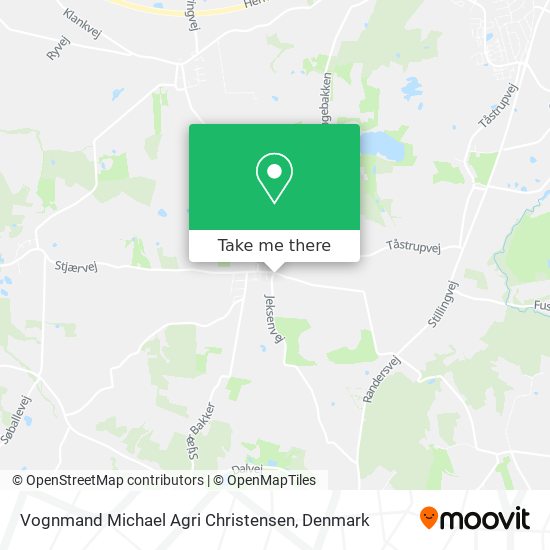 Vognmand Michael Agri Christensen map