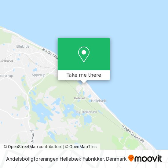 Andelsboligforeningen Hellebæk Fabrikker map