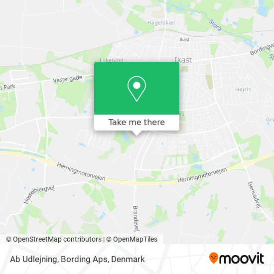 Ab Udlejning, Bording Aps map